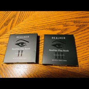 2  REALHER eyeshadow palettes